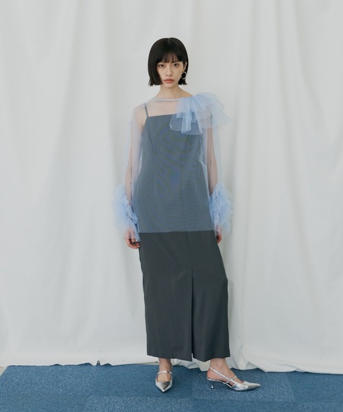 セール】ブルーミングチュールドレス / blooming tulle dress（ドレス