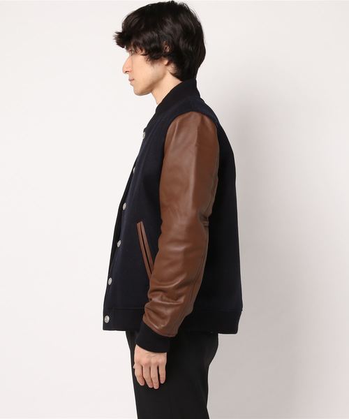 JACKROSE（ジャックローズ）の「FILM MELTON 袖レザースタジャン