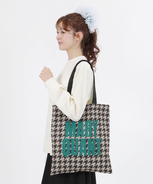 ポリキャンバスロゴトート（トートバッグ）｜MARY QUANT（マリー