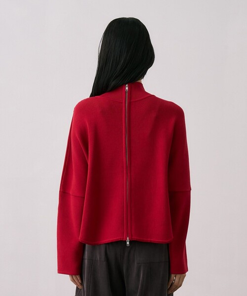 完売間近！】BACKスリットドルマンニット｜ウォッシャブル/オフィス