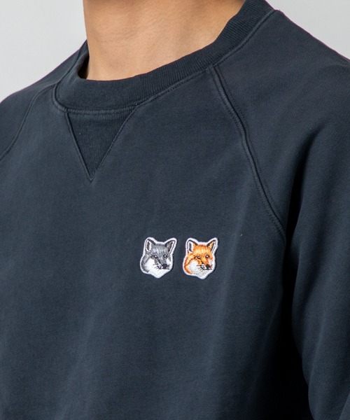 MAISON KITSUNE DOUBLE FOX HEAD PATCH CLASSIC SWEATSHIRT メゾン