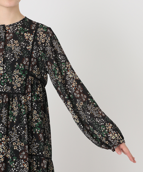WEB限定/追加》FLOWER PRINT ワンピース（ワンピース）｜SLOBE IENA