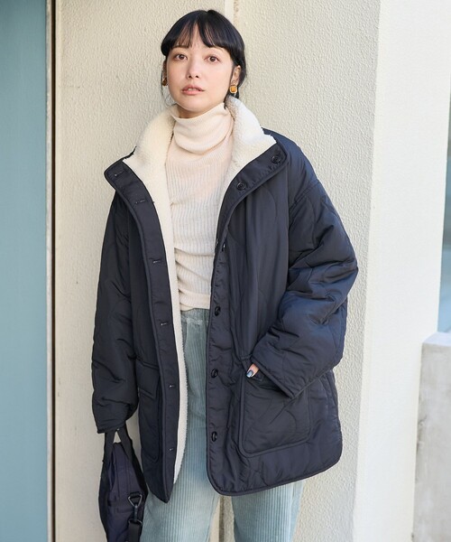 FREAK'S STORE（フリークスストア）の「ハイネック リバーシブル ボア