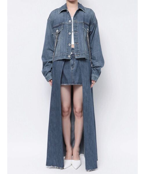 GYDA（ジェイダ）の「【倖田來未コラボ】BACK EMBOSSデニムGジャン