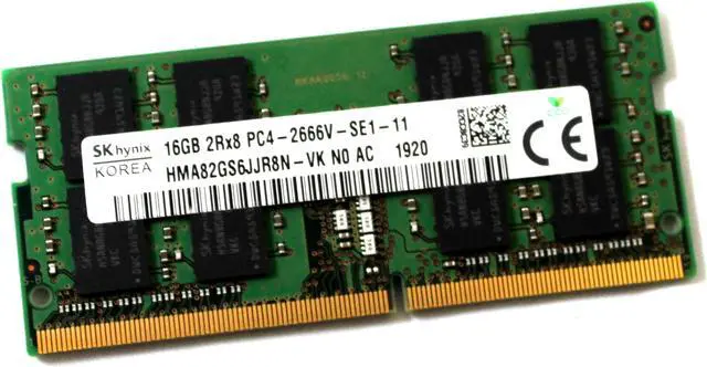 HMA82GS6JJR8N-VK SK hynix OEM 16GB 2Rx8 PC4-2666V Memory Module