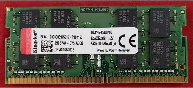 Kingston 16GB 2Rx8 PC4-19200 DDR4-2400 SO-DIMM Laptop Memory