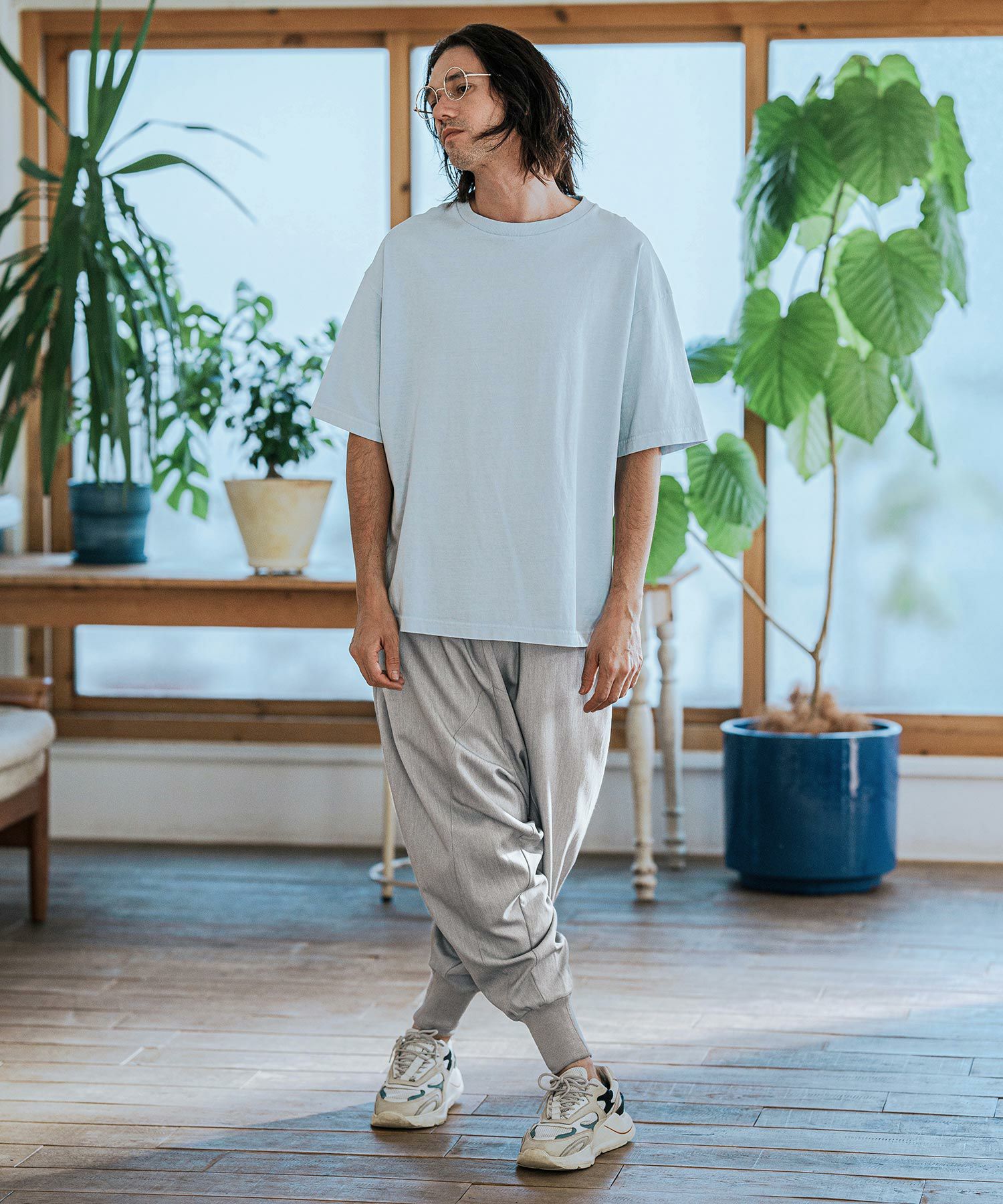 CAMBIO(カンビオ)】Slacks Fabric Sarrouel Pants サルエルパンツ