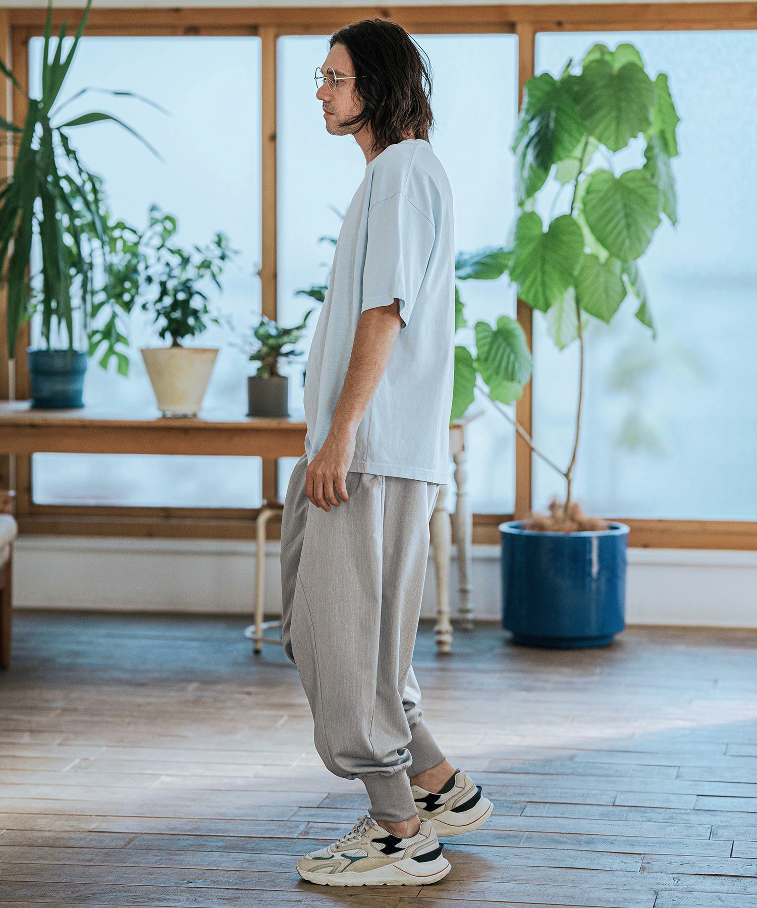 CAMBIO(カンビオ)】Slacks Fabric Sarrouel Pants サルエルパンツ