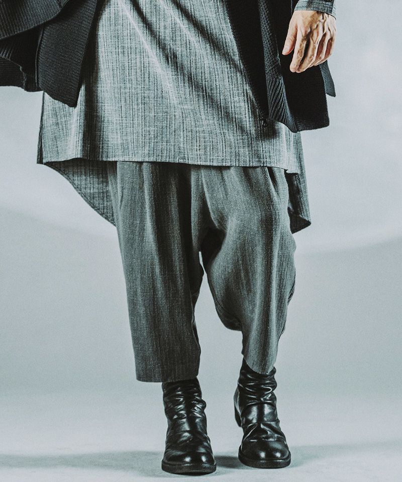 30%OFF【NO ID.(ノーアイディー)】ｻﾙｴﾙﾊﾞﾙｰﾝｸﾛｯﾌﾟﾄﾞPT パンツ(454006