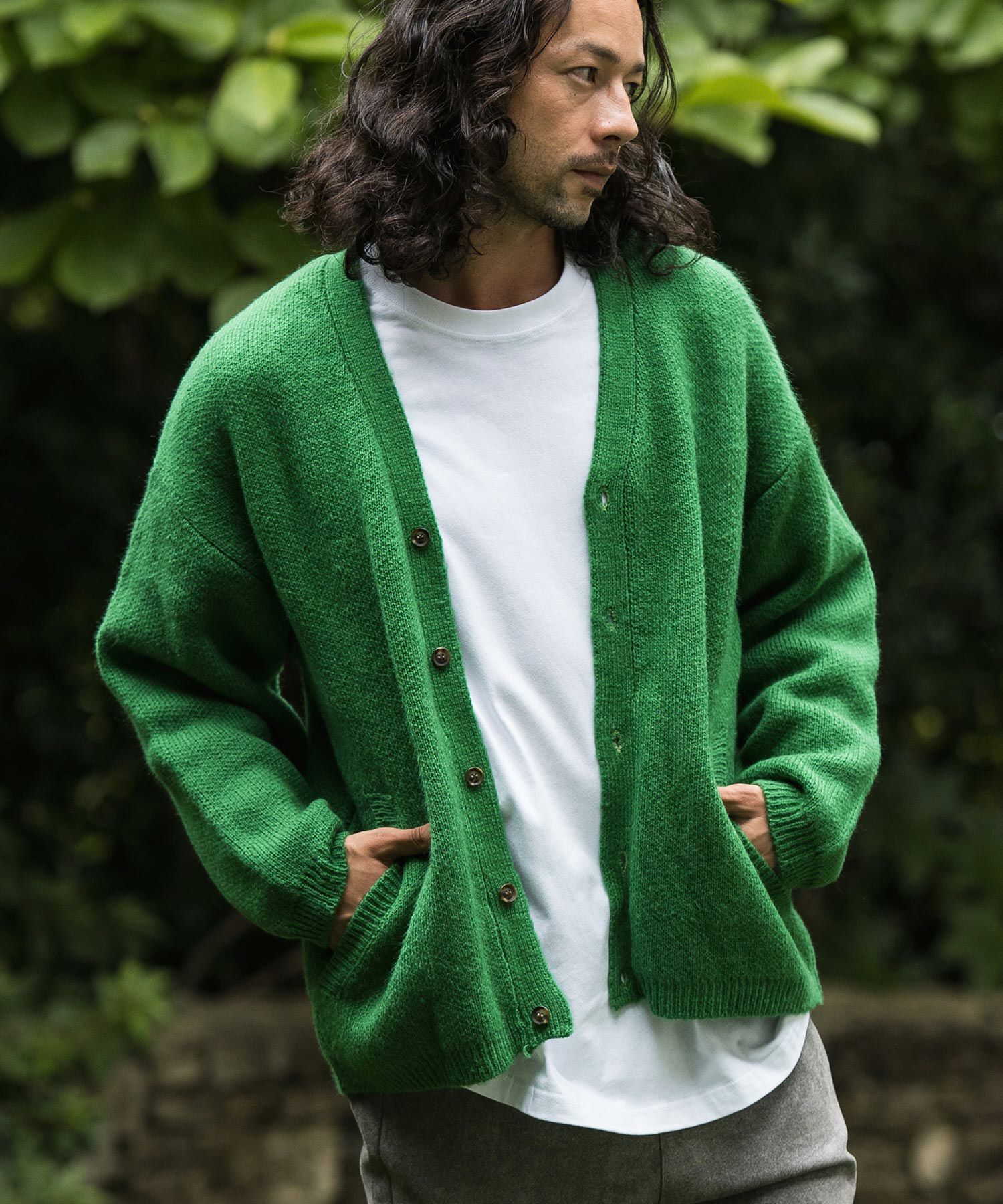 60%OFF【CAMBIO(カンビオ)】モヘア調シャギーカーディガン(CA03-35300