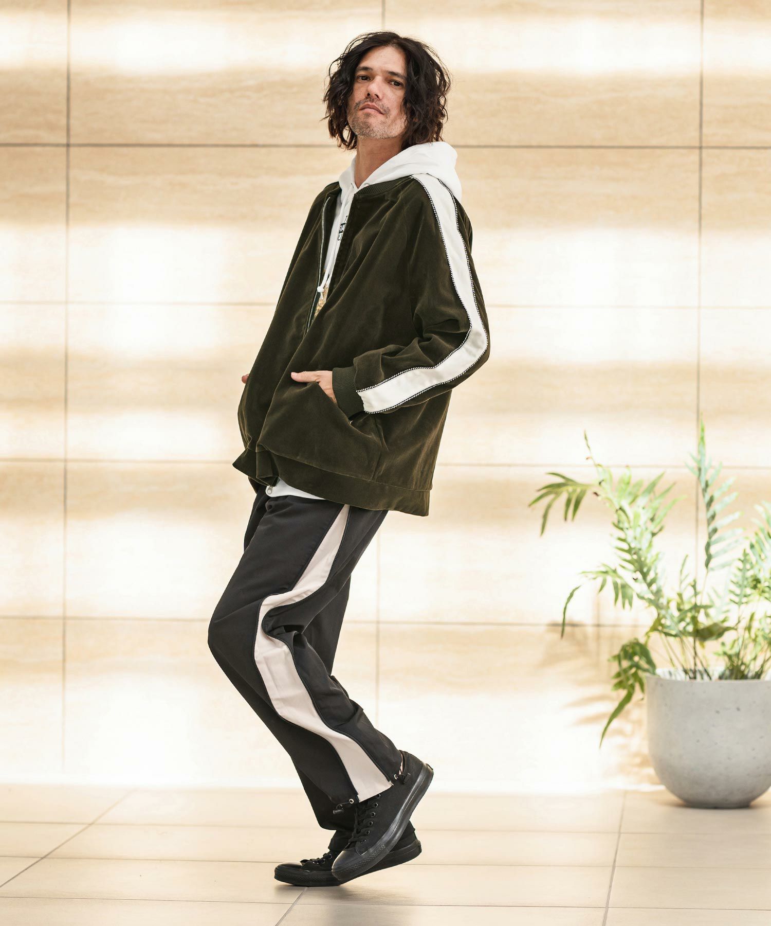 50%OFF【CAMBIO(カンビオ)】ベロアスカジャン(HLCM0174) | CAMBIO カンビオ