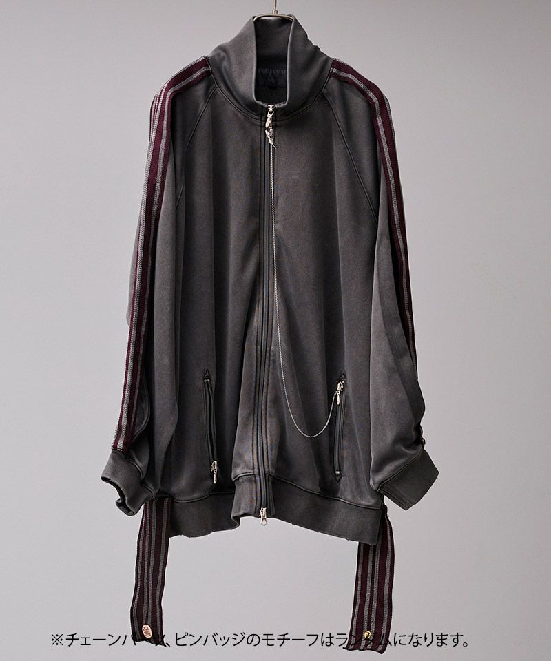 30%OFF【BODYSONG.(ボディソング)】PIGMENT-DYED DISTRESSED TRACK