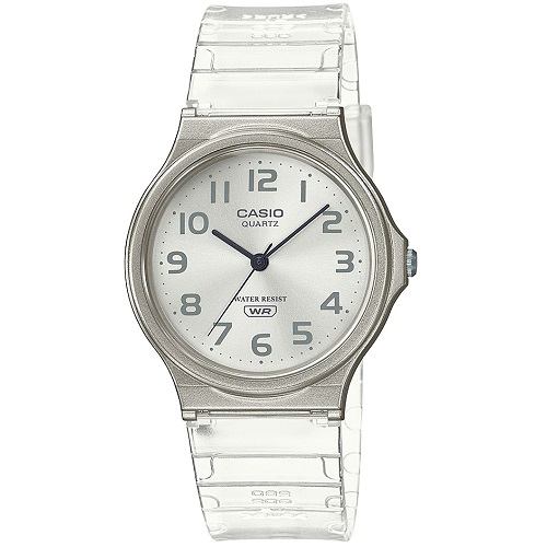 カシオ MQ-24S-7BJF WATCH 日常生活防水 スケルトンカラー | ヤマダ