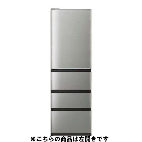 アクア 冷蔵庫 355L 左開き 4ドア 幅60cm 真ん中冷凍室 グリップ