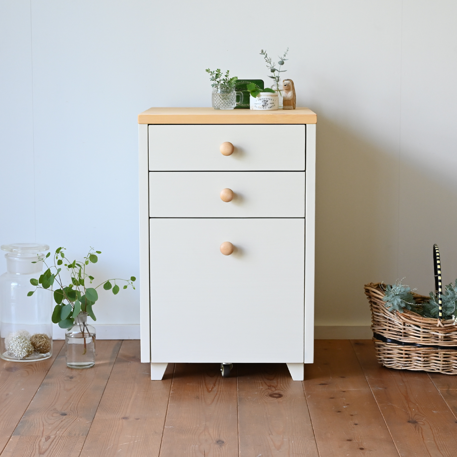 チェスト‐ハンドメイド家具 cafe de blanc カフェ ド ブラン