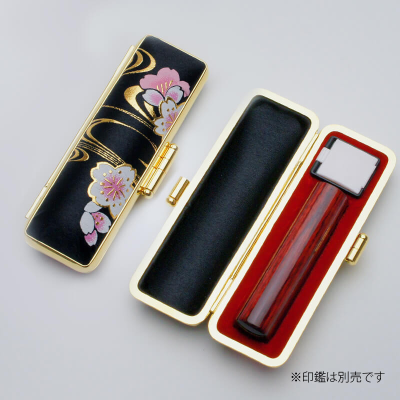 印鑑ケース 流水桜 13.5-15.0mm｜印鑑ケース.com