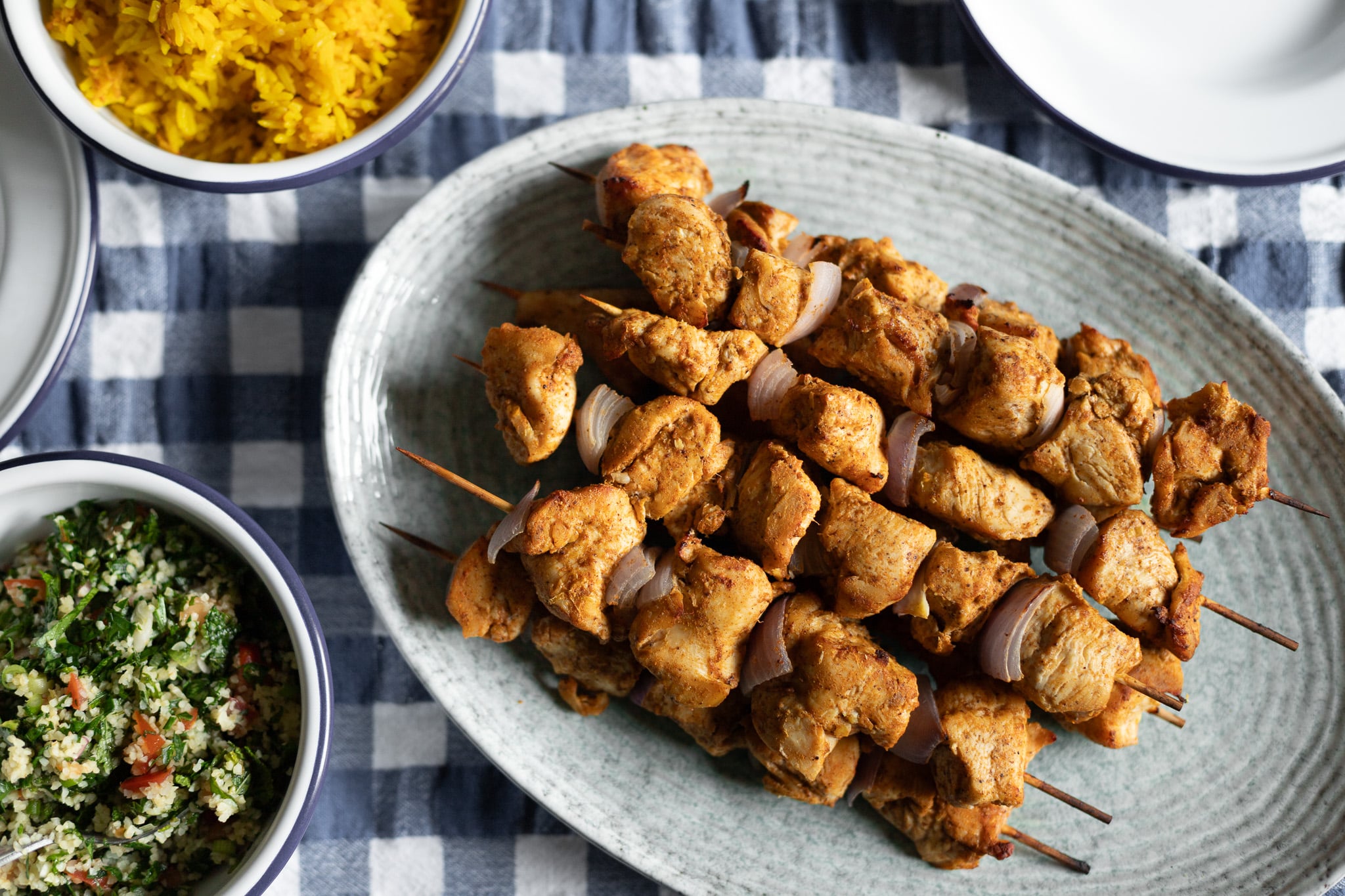 chicken kebabs (easy and flexible) - Cardamom and Tea