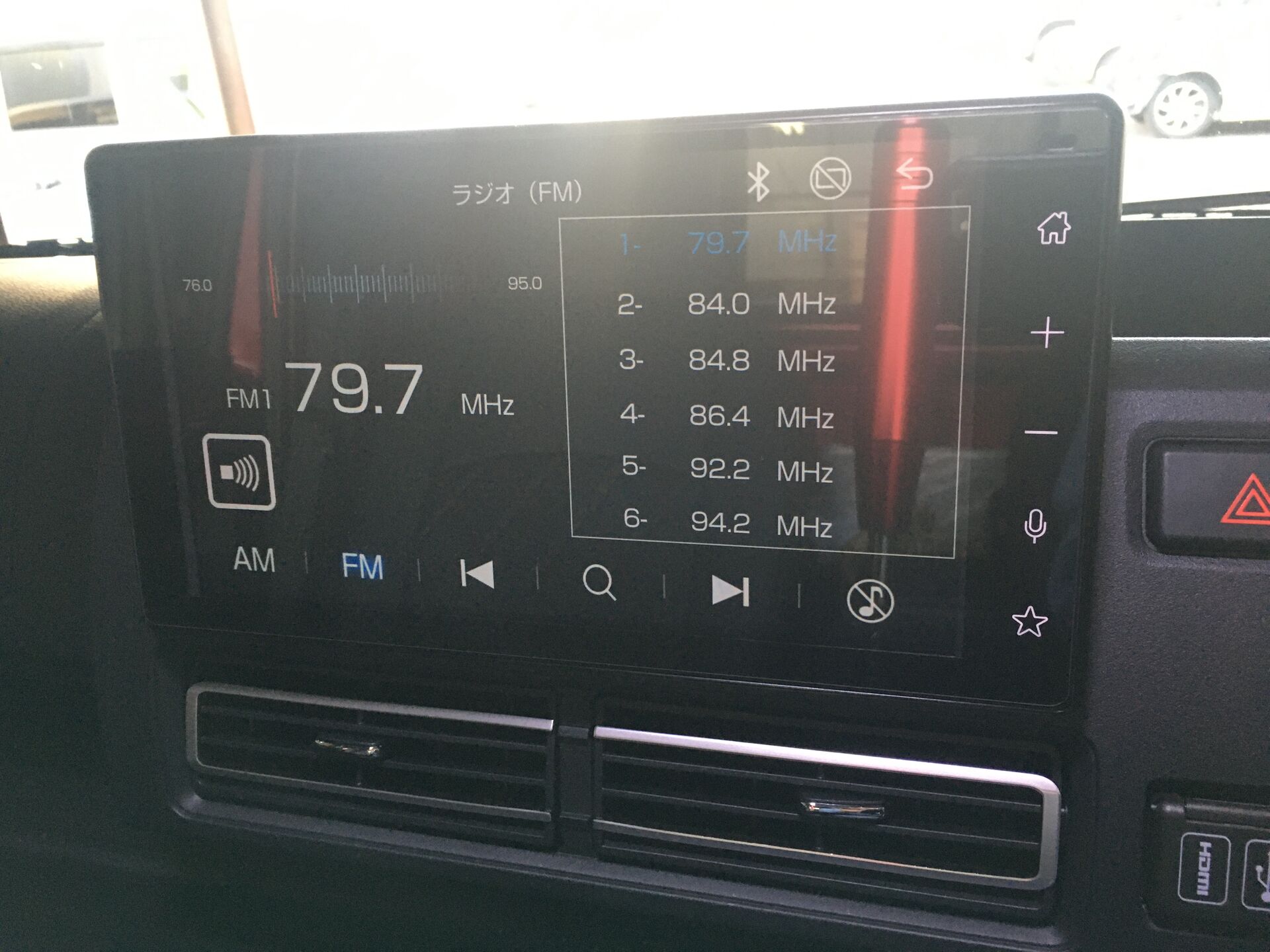 ダイハツ ハイゼットジャンボ 純正ディスプレイオーディオ 配線手直し