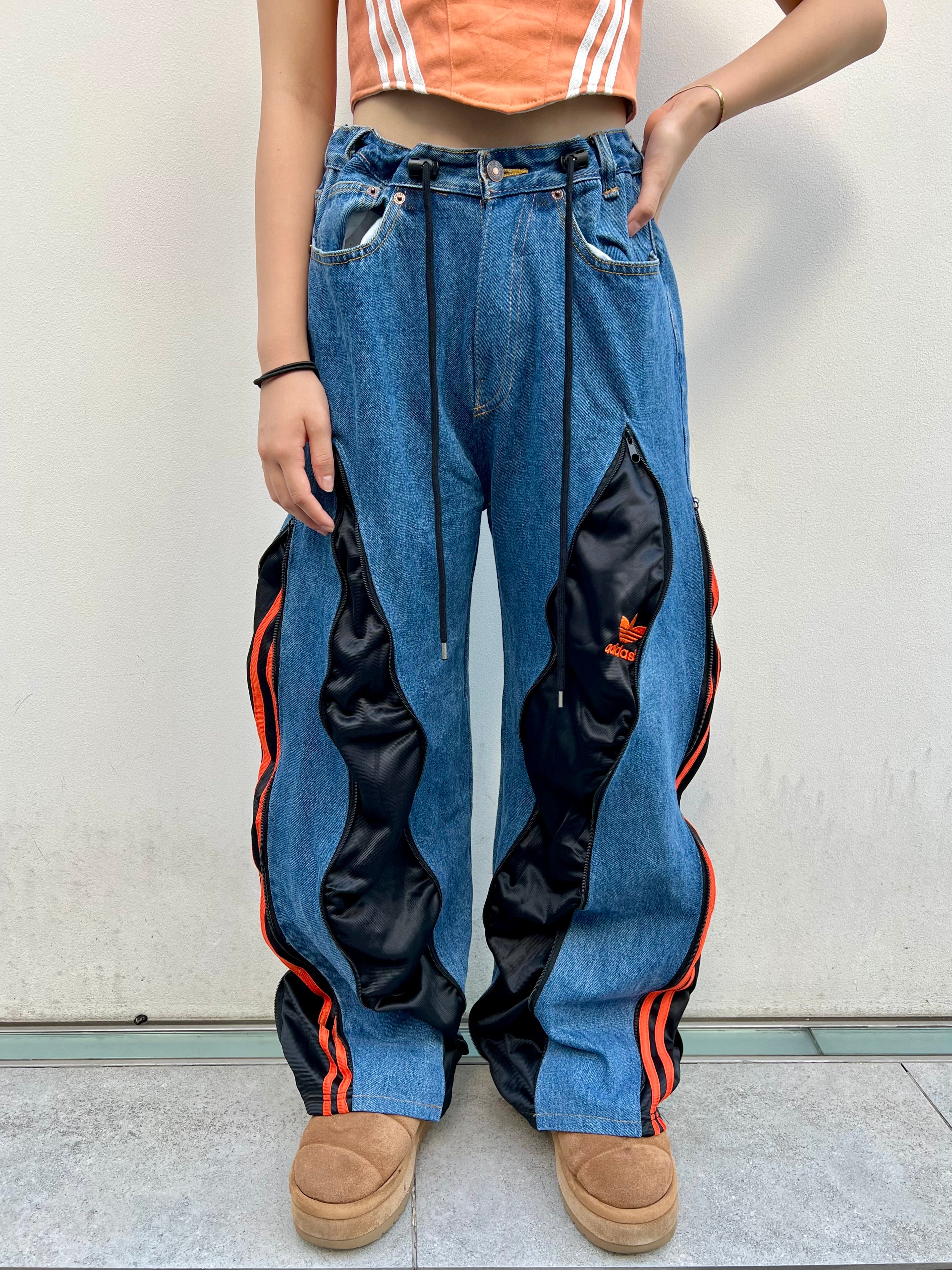 リメイク ジップ デニム パンツ ロング【ユニセックス】 #20 – Carry