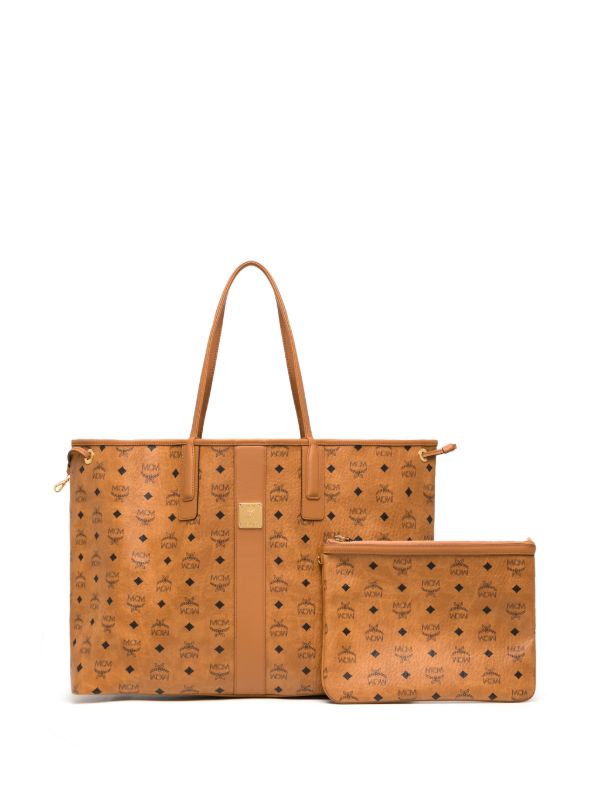 MCM Liz リバーシブル ハンドバッグ L | ブラウン | FARFETCH JP