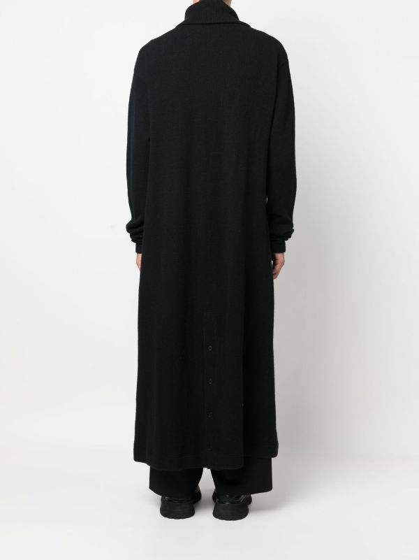 Yohji Yamamoto ファインニットコート | ブラック | FARFETCH JP