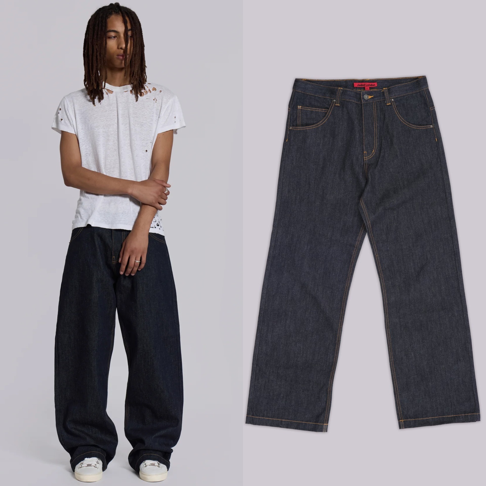 ☆JADED LONDON UK☆ Indigo Axis Jeans (JADED LONDON/デニム