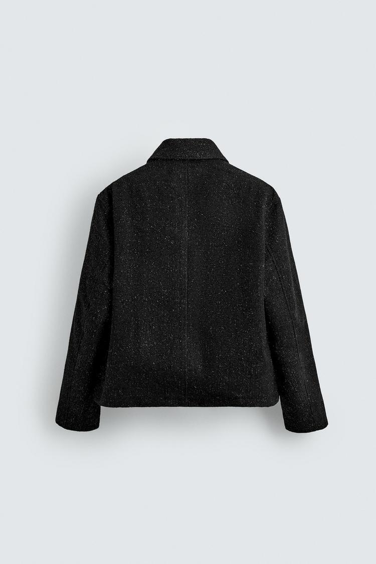 ZARA】シャイニーテクスチャージャケット 5854/255/800 (ZARA