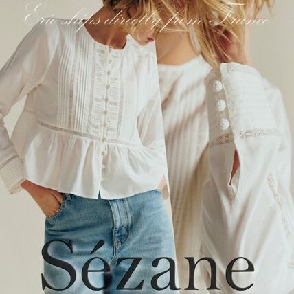 ホワイト（白）系 SEZANE(セザンヌ) ブラウス・シャツ(レディース