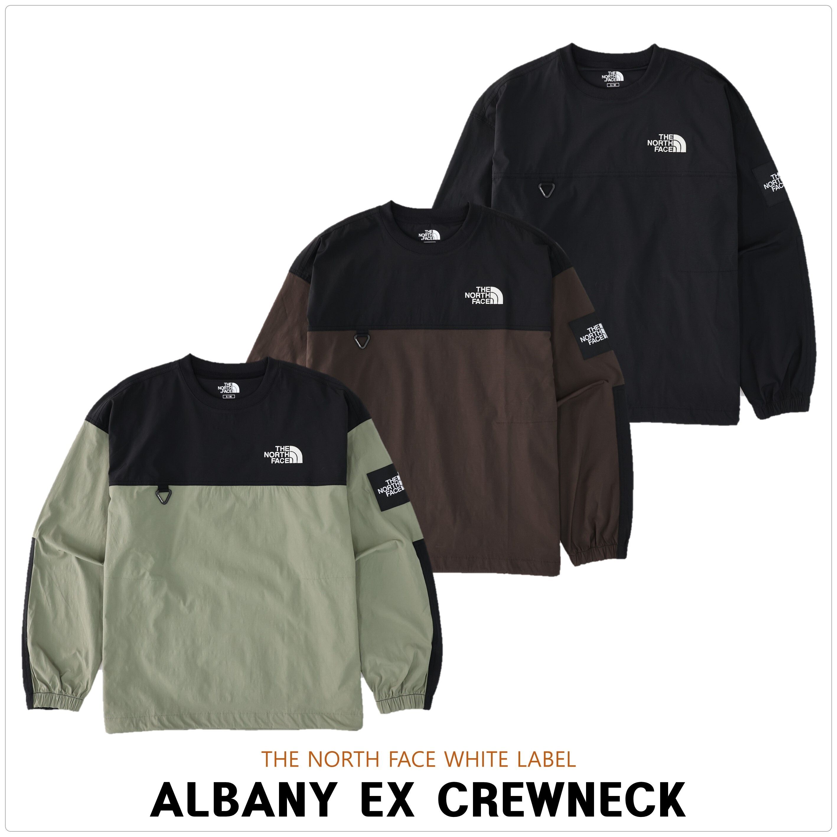 ノースフェイス]ALBANY EX クルーネック☆新作・25AW☆男女☆ (THE
