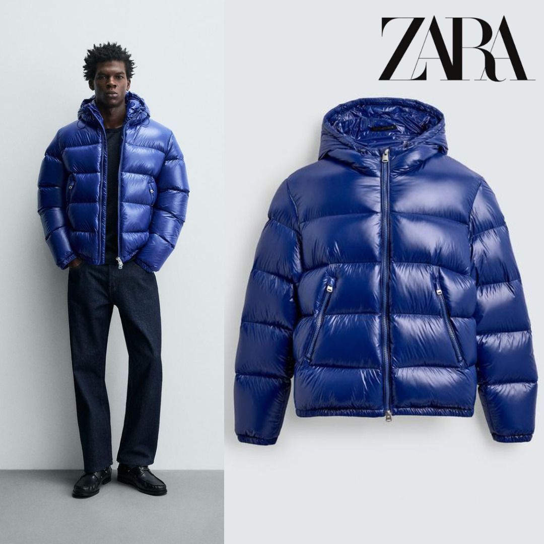 ZARA］撥水加工100％フェザーダウンジャケット (ZARA/ダウンジャケット