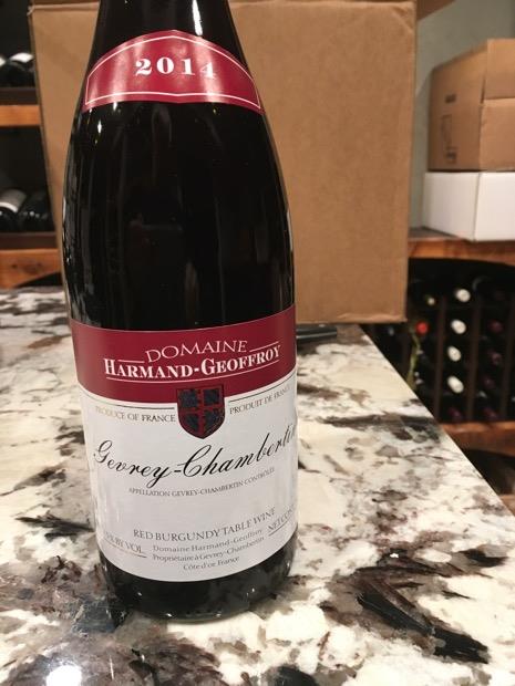 2016 Domaine Harmand-Geoffroy Gevrey-Chambertin - CellarTracker