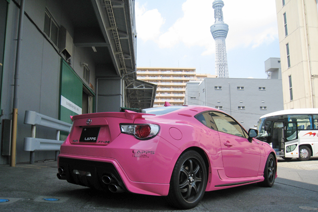 ピンク86登場！！「トヨタ86“Re BORN” with LAPPS」 ～86