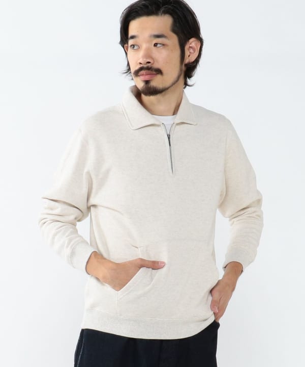 BEAMS PLUS（ビームス プラス）Sweat Half Zip（トップス スウェット