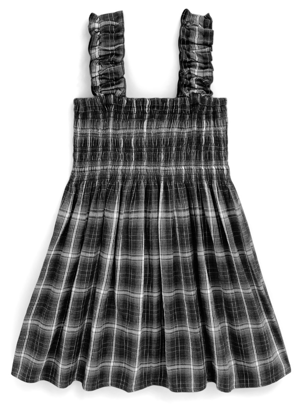 チェック柄シャーリングミニワンピース[dk1311] | レディース