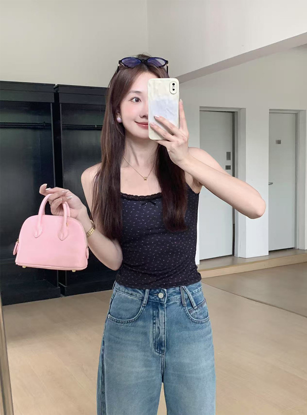 カップ付き花柄レースキャミソール[sda73] | レディースファッション