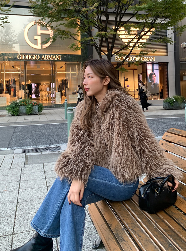 シャギーファーブルゾン[qu103] | レディースファッション通販の