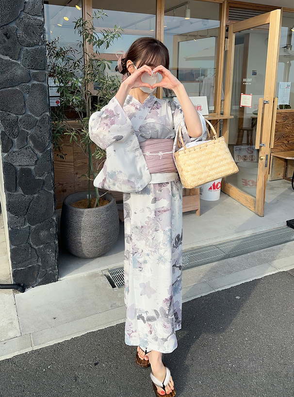 浴衣フラワーパール付き飾り帯紐[tu525] | レディースファッション通販