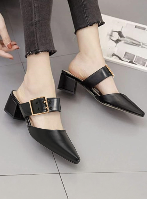 ポインテッドトゥミュールパンプス[zr1008] | レディースファッション