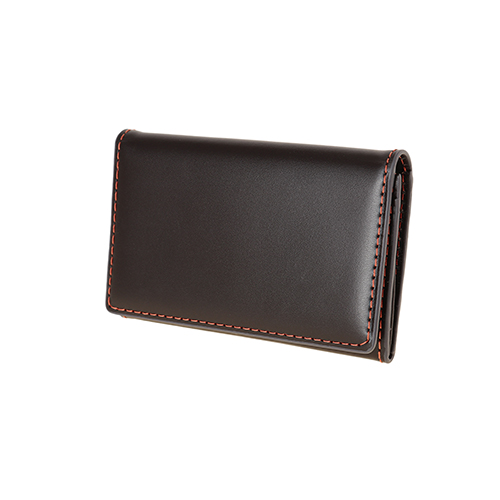 ハンズオリジナル 牛革製ベーシック名刺入れ ダークブラウン｜【ハンズ