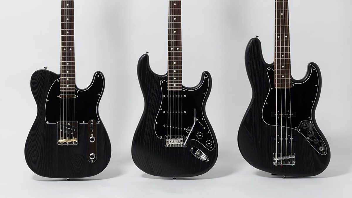 Fender Japan debuts Black Sandblast Hybrid II guitars & basses