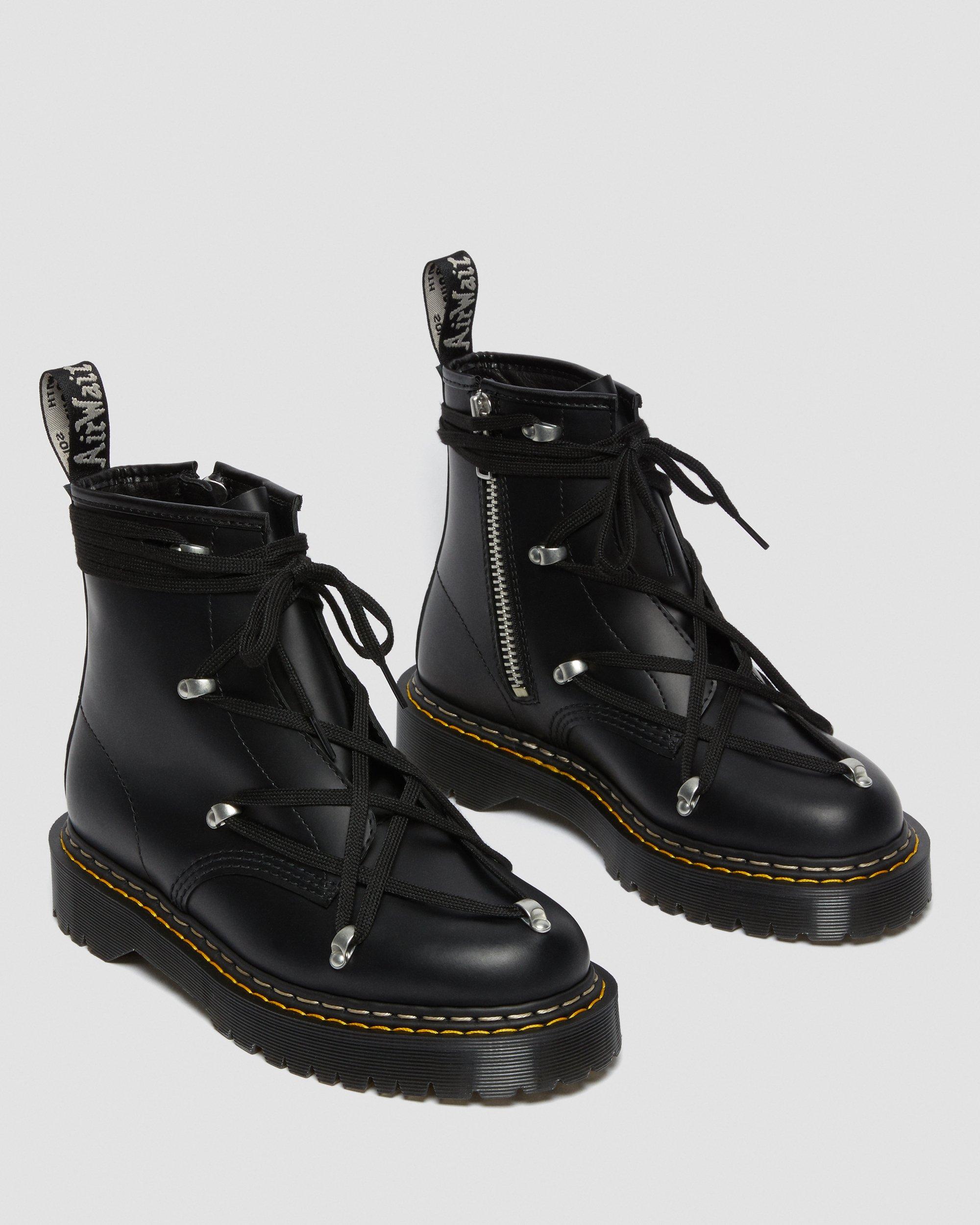 Boots 1460 Bex Rick Owens à Lacets en Noir | Dr. Martens