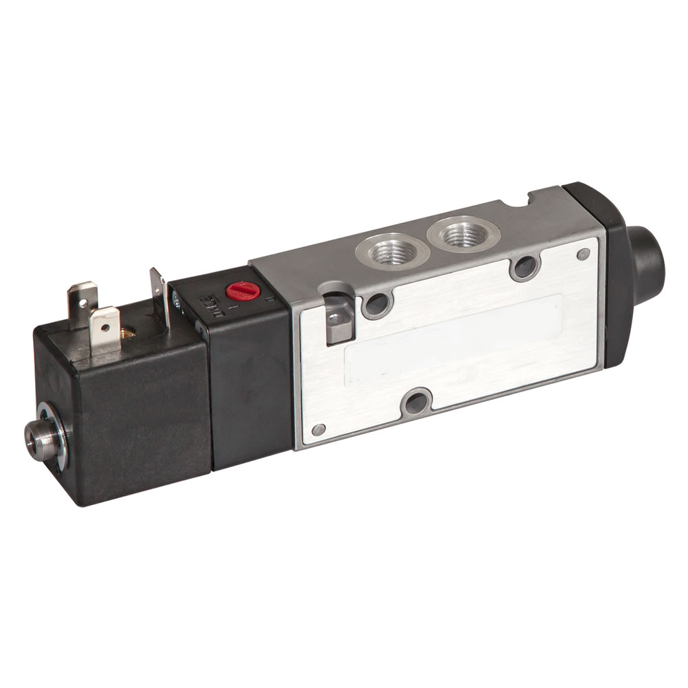 V60P517A-A218JB | V60 Series 120Vac 5/2 locking solenoid actuated