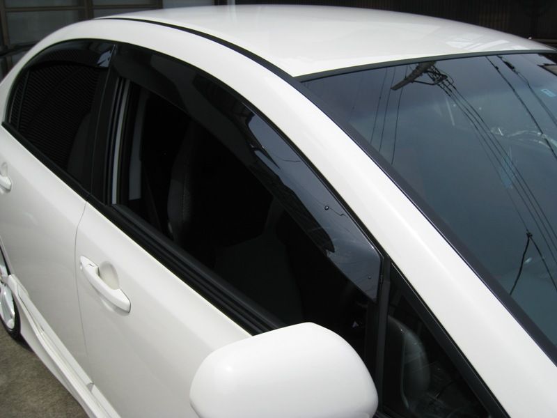 ホンダ(純正) ドアバイザー のパーツレビュー | シビックタイプR(hide