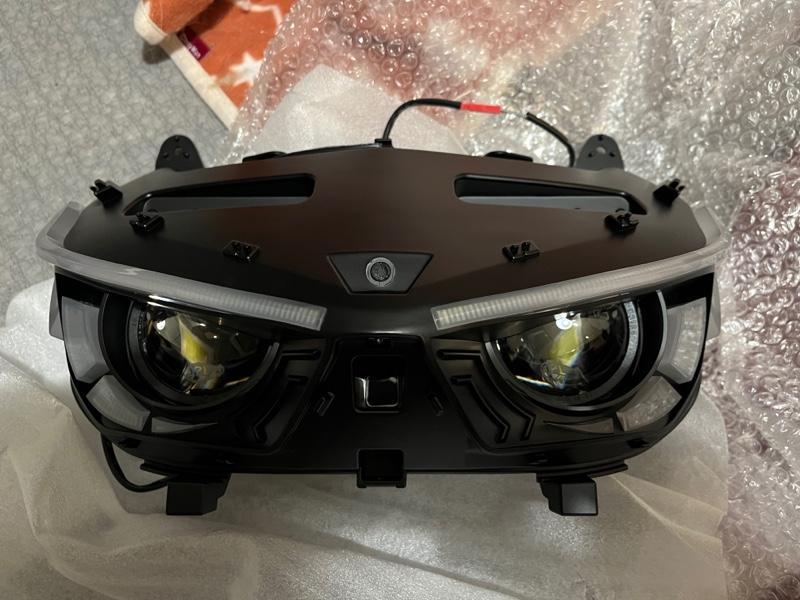 JING SHING/金鑫燈藝 LED ヘッドライト改 のパーツレビュー | シグナス