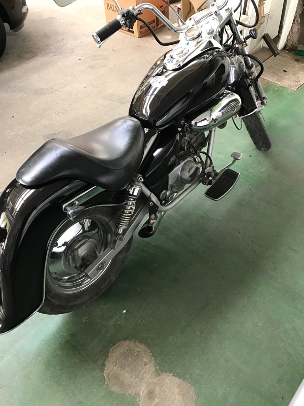 マグナ50 エスカルゴ リアフェンダー 交換（ホンダ マグナ50）by