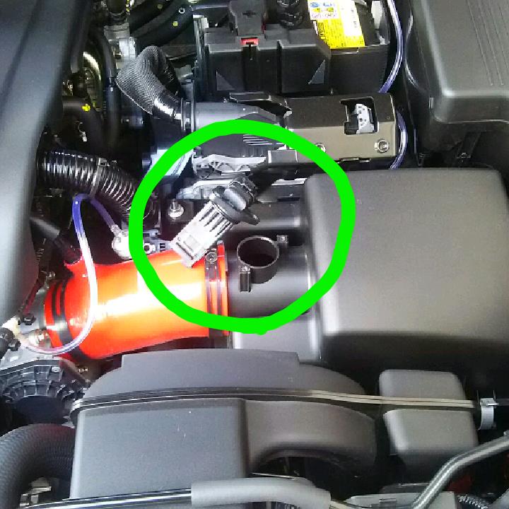 インダクションボックス取り付け②（マツダ CX-5・KF）by karl gustav