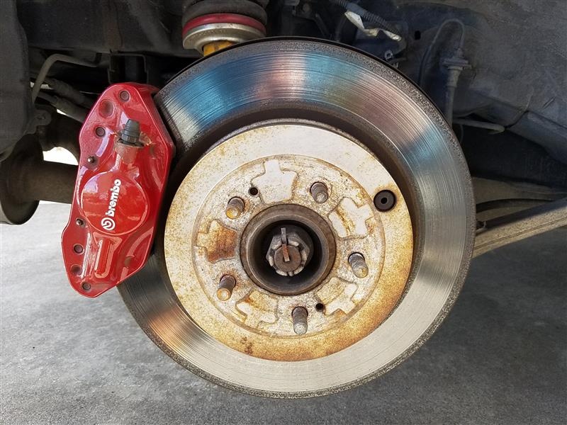 リヤローター・パッド交換（三菱 ランサーエボリューションX・CZ4A）by