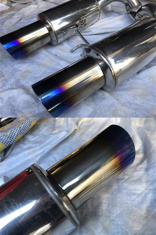 レガシィ BP マフラー交換（GANADOR TITAN Rouge（ガナドール チタン