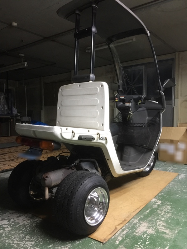 ダグラス 8インチ9J 取り付け（ホンダ ジャイロ キャノピー）by 447