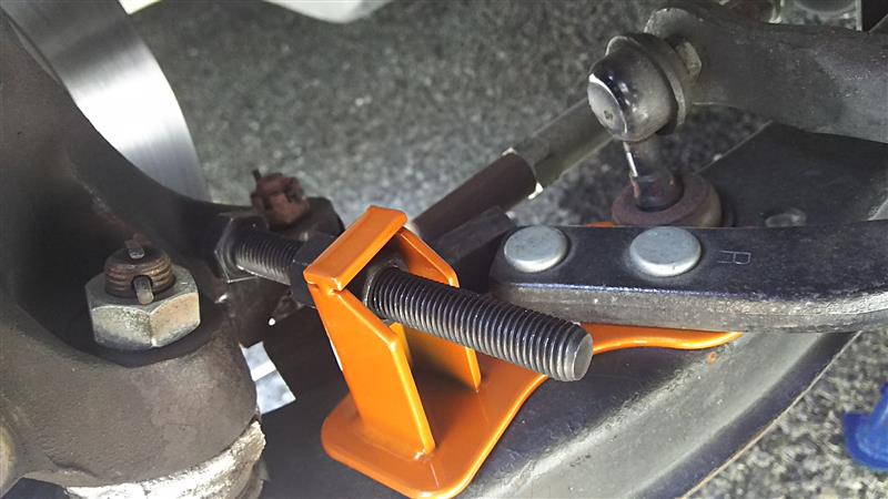 切れ角アップショートナックル加工（日産 180SX・RS13/KRS13型）by